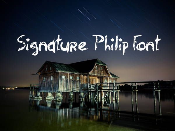 Signature Philip Font