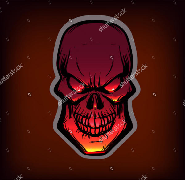 Skull Logo Design Template