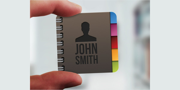 Small Square Business Card