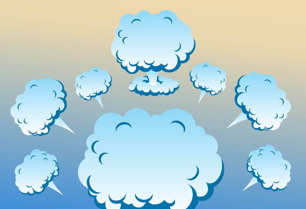 Smoke Cloud Vector