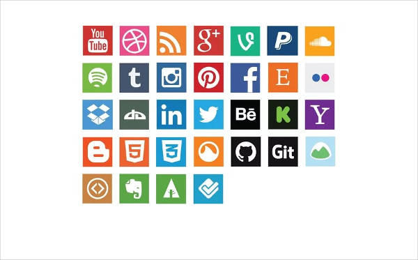 Social Media Vector Icons