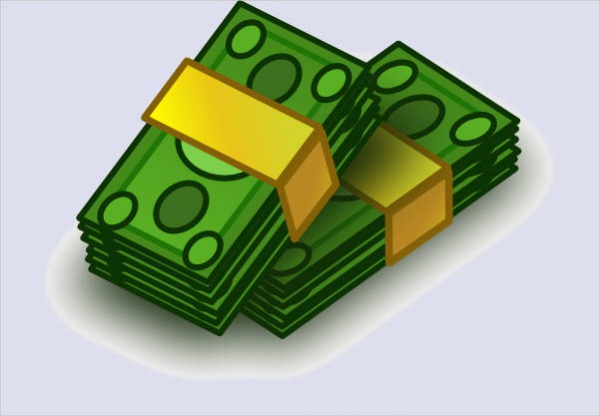 Stack of Money Clipart