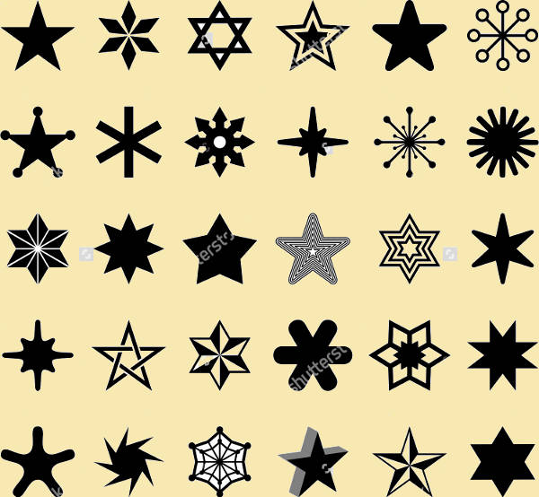 Star Outline Icons