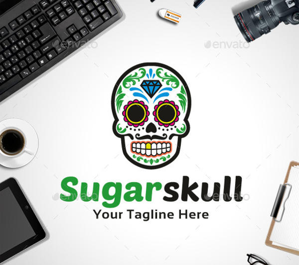Sugar skull Logo