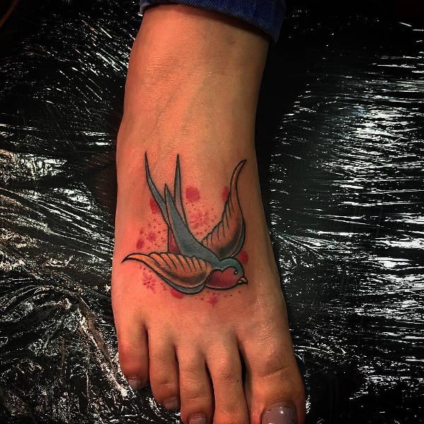 Swallow Bird Tattoo Design