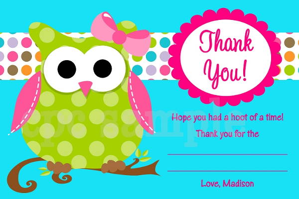 Thank You Card Clipart