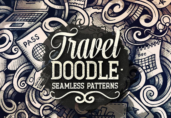 Travel Doodles Patterns