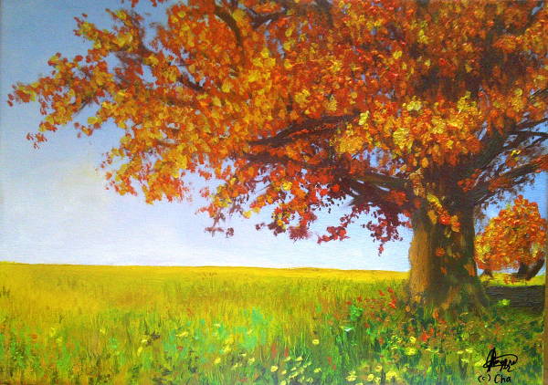 Tree Canvas Painting