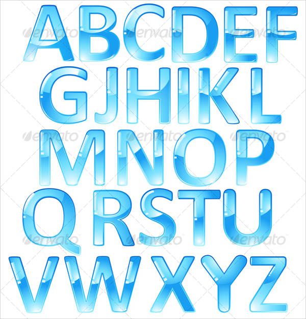 Uppercase Cool Letters