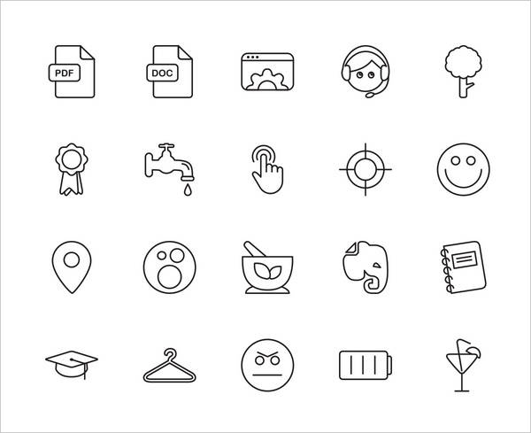 Vector Line Icons