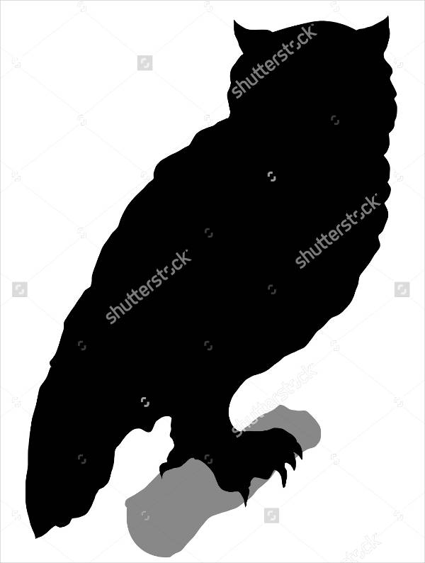 Vector Owl Silhouette