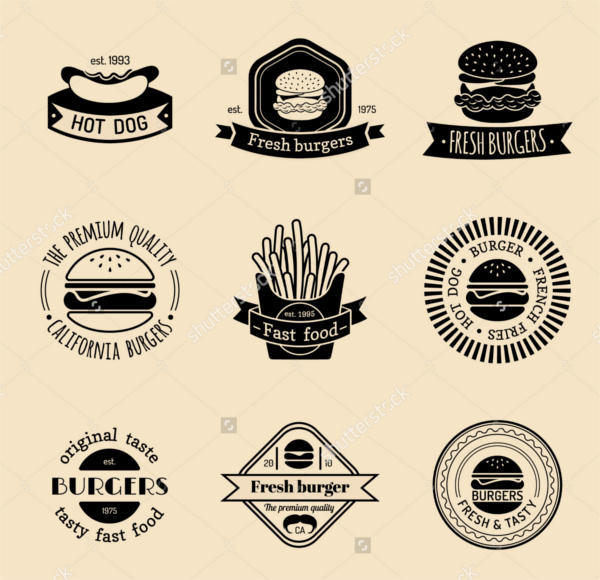 Vintage Fast Food Logo