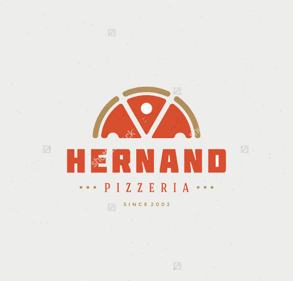 Vintage Pizza Logo Design