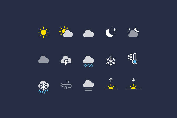 Weather App Icons