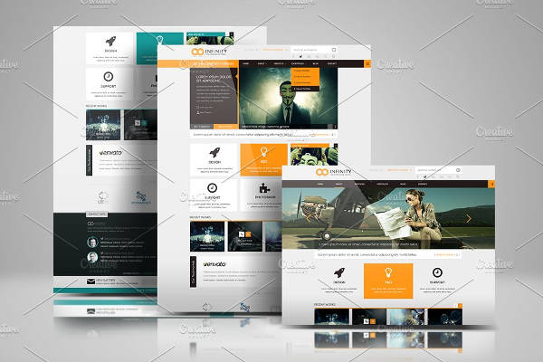 Free 8 Website Mockups In Psd Indesign Ai