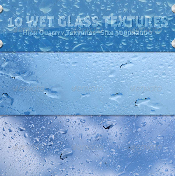 Wet Glass Texture