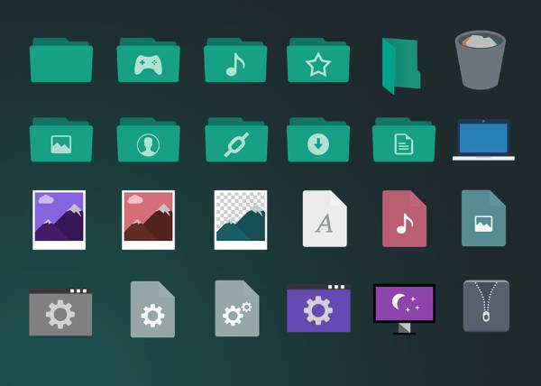 material icon pack windows 10 for free download