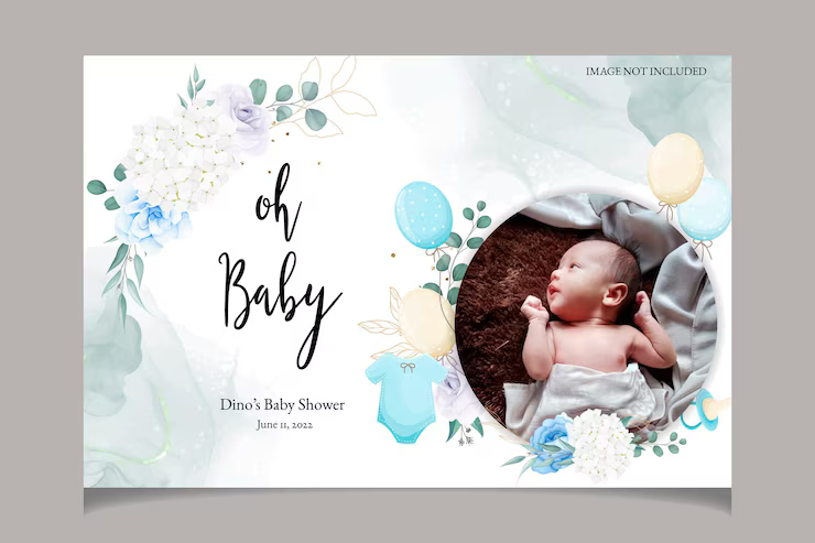 Baby Album Design Vectors