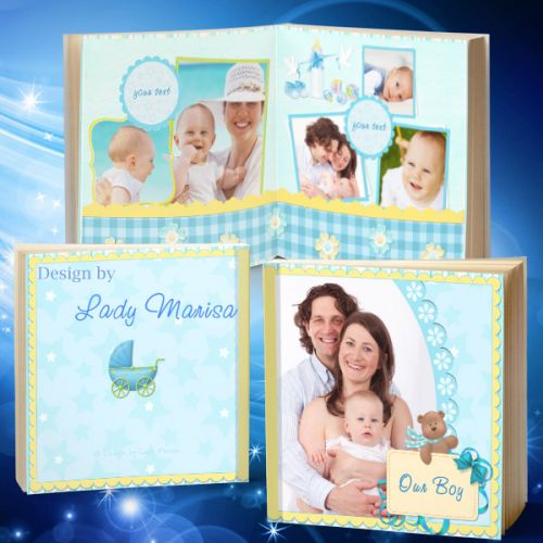 Baby Boy Photobook psd Download