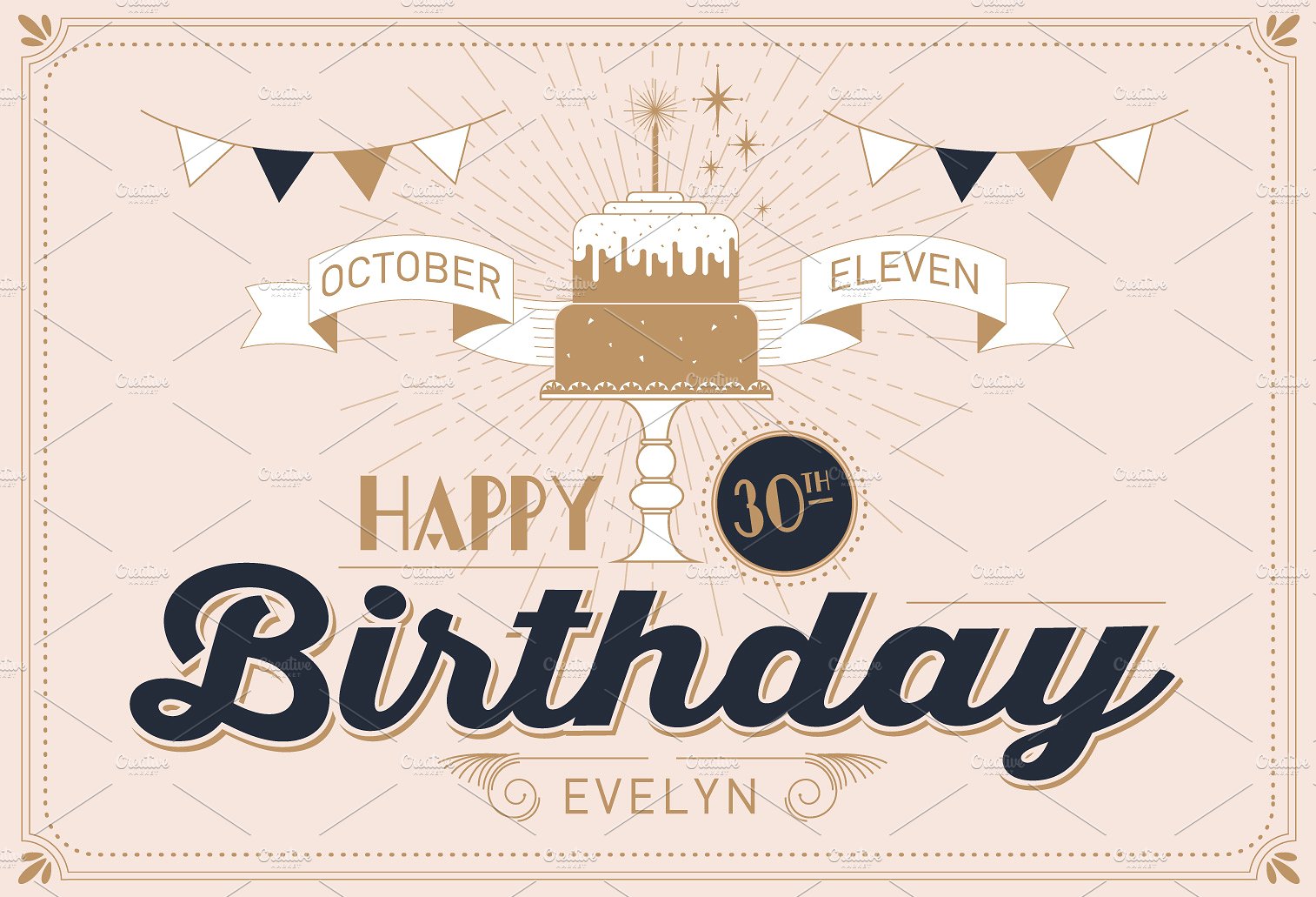 Birthday Greeting Card Template