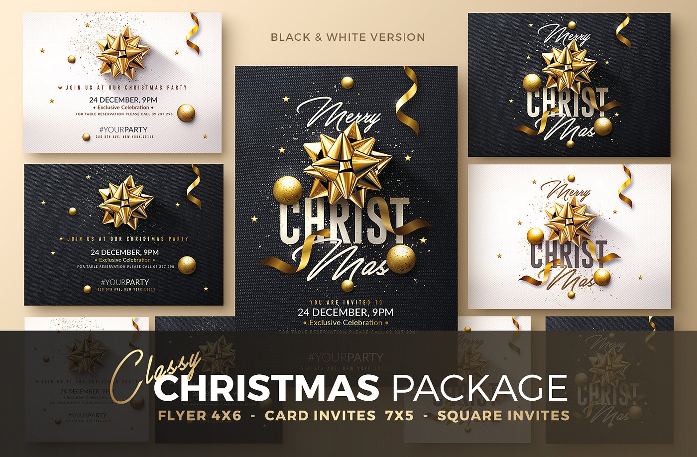Christmas Invitation - PSD Package