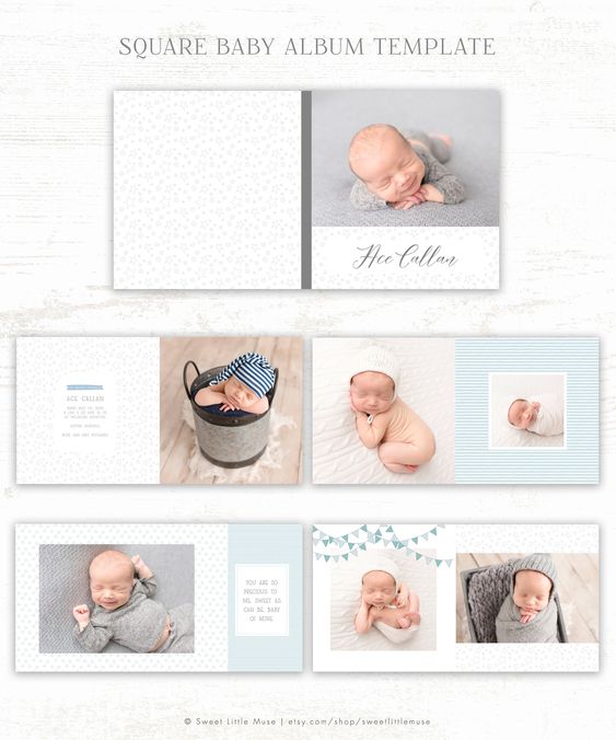 Download Free Baby Boy Album Template