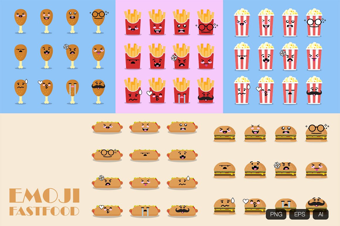 Emoji Fast-food Icon