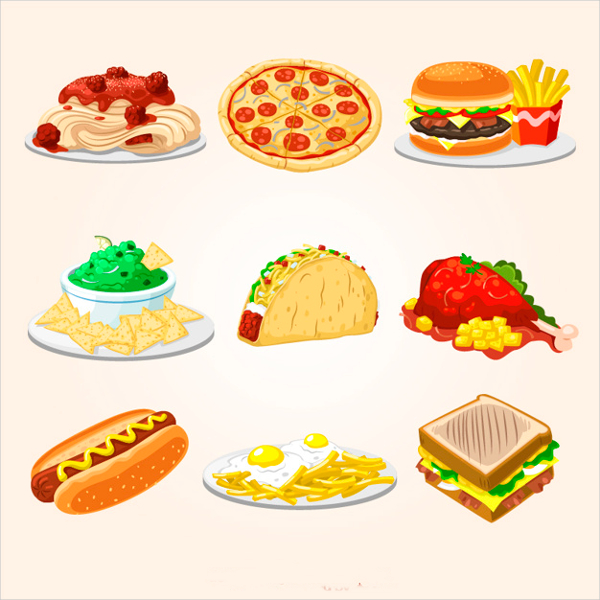 Fast food illustrations