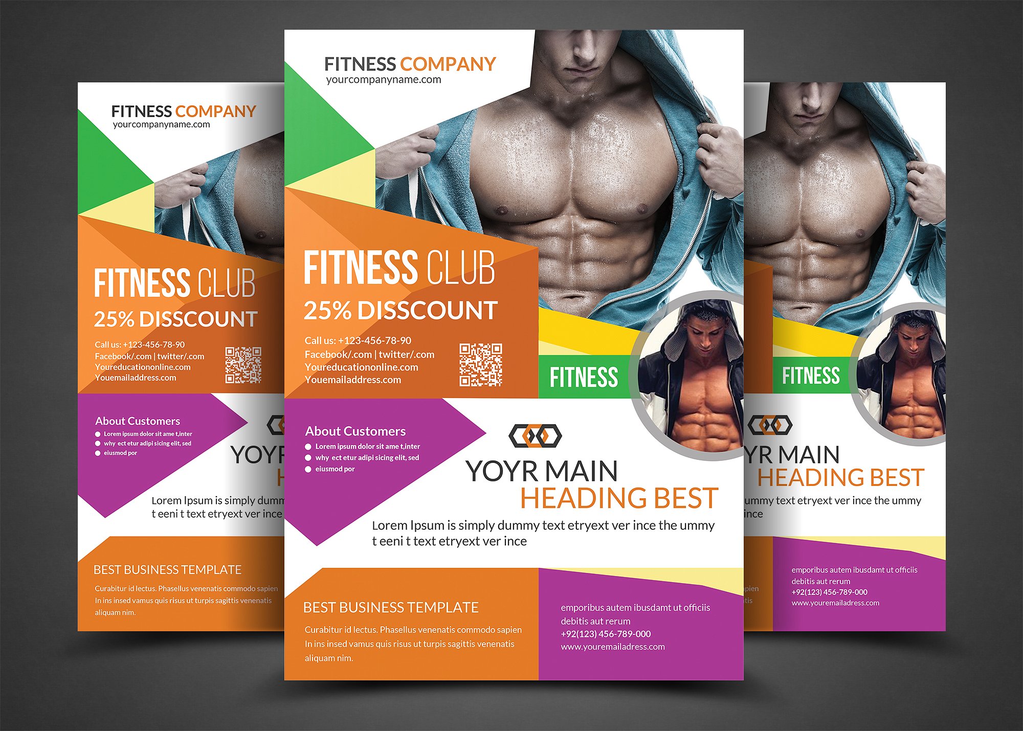 Fitness Club/Gym Flyer