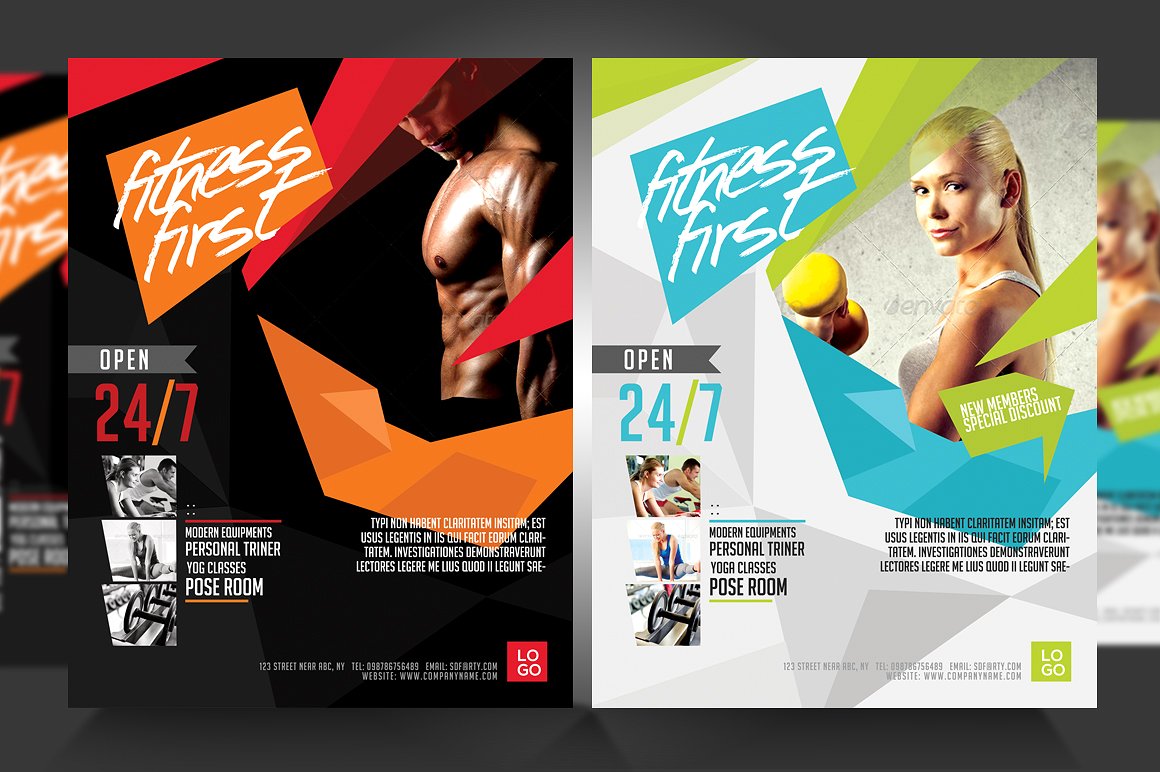 Fitness First Gym Flyer