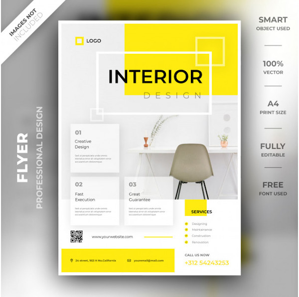 Free 13 Interior Design Flyers In Ms Word Psd Ai Vector Eps