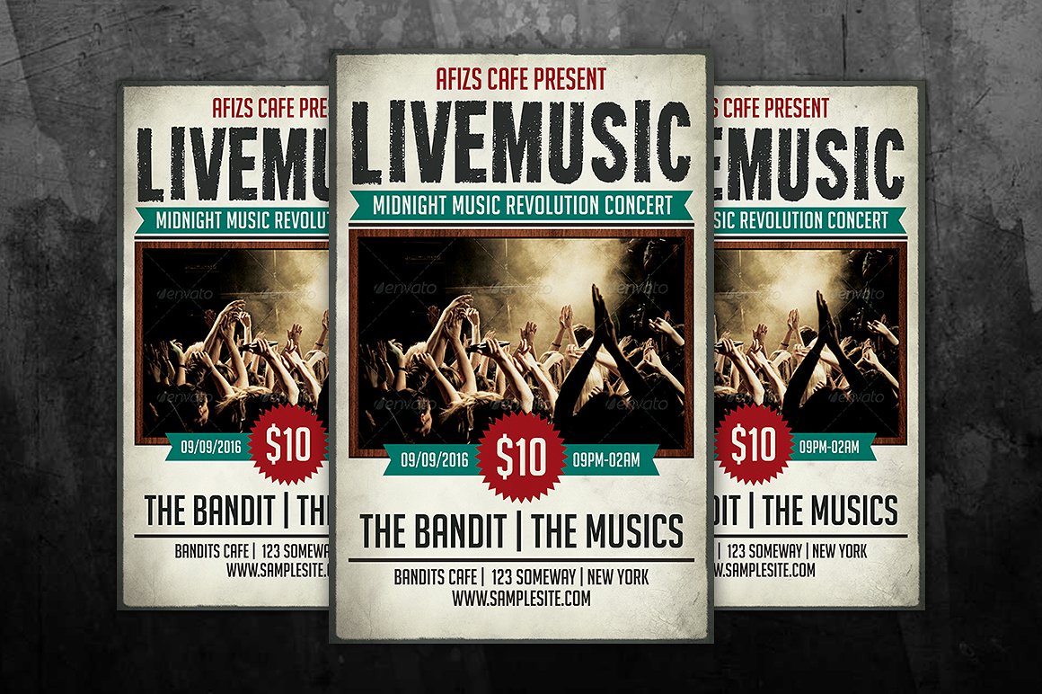 Live Music Flyer