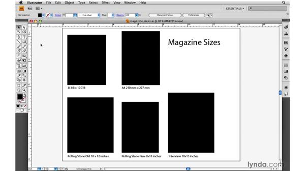 Magazine Size Dimensions