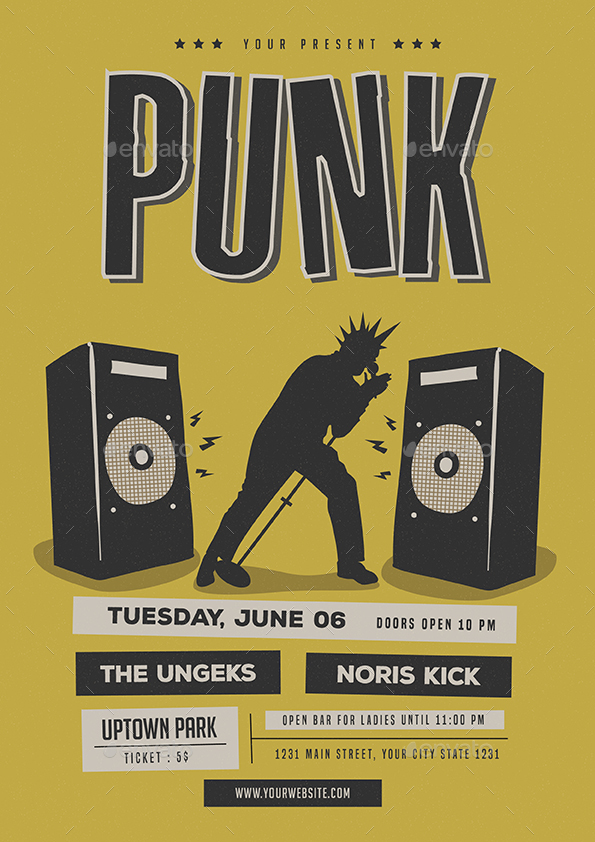 Punk Music Flyer