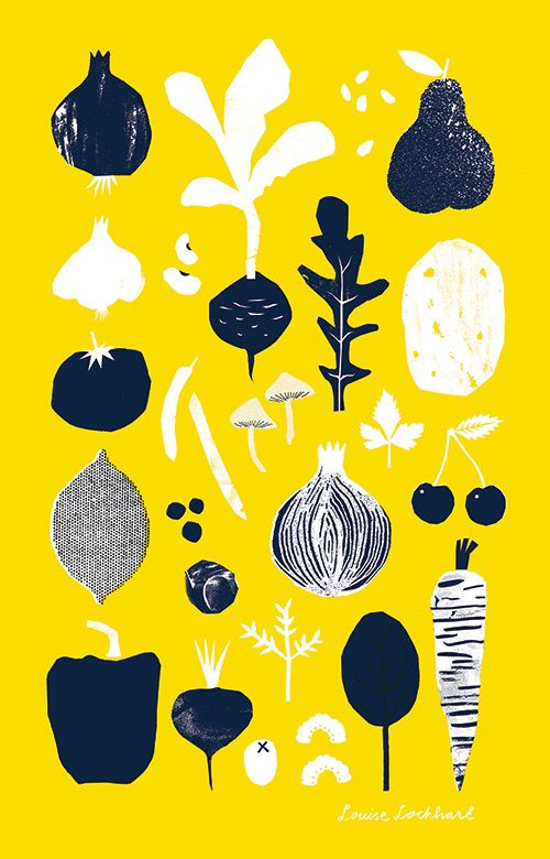 Vegetables & Fruits Illustration