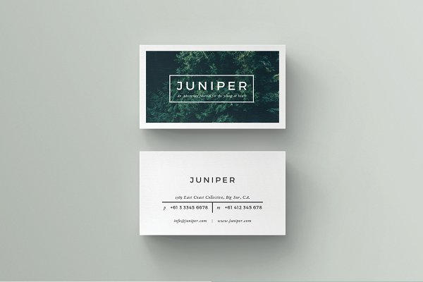 business card template pages