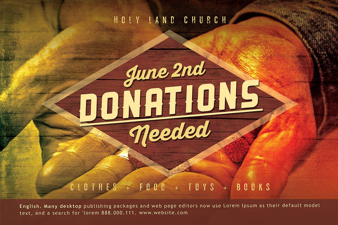 Donation Church Flyer Template