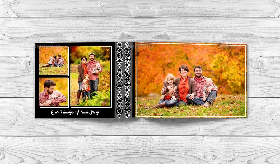 FREE 12 Designs for Your Photo  Album  in PSD InDesign