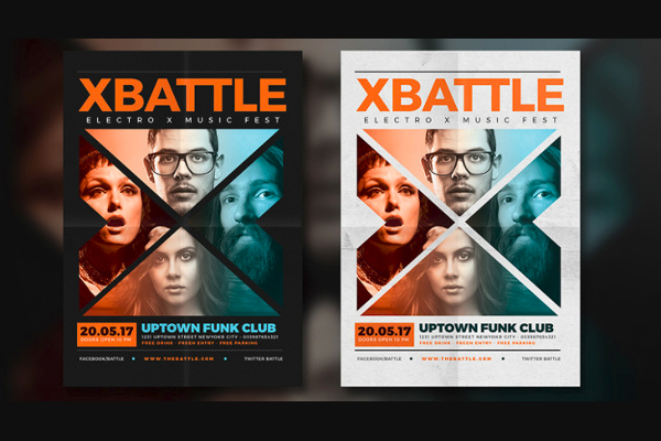 Free music flyer