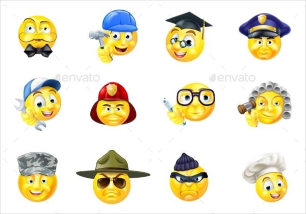 Job Occupation Emoji Icons