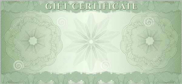 Money Gift Certificate