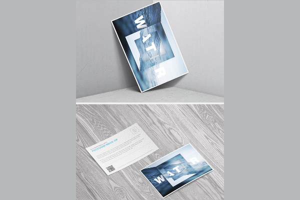 Postcard Invitation Mock up Design