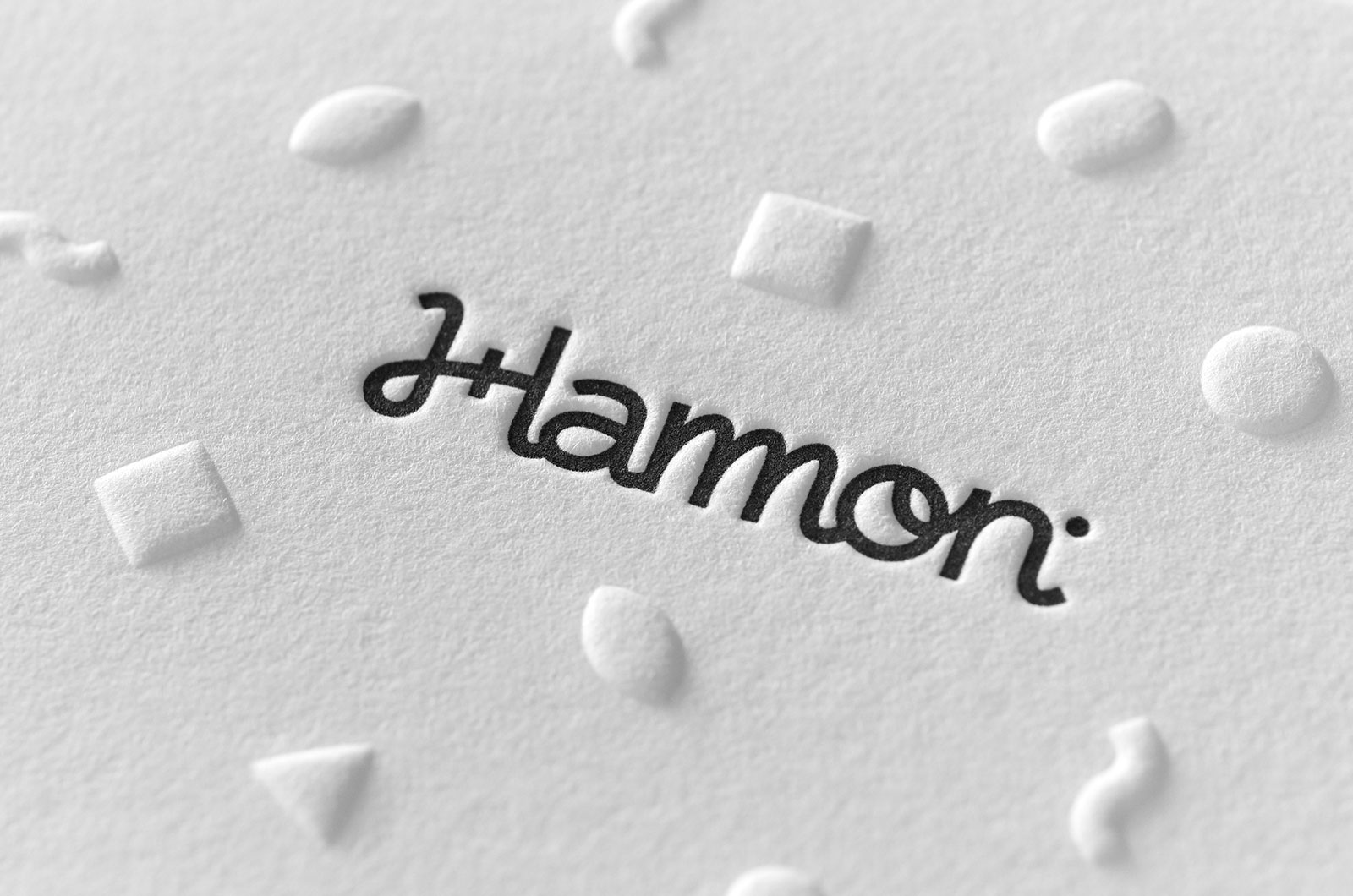 Kevin Hamon Embossed Letterpress Business Cards
