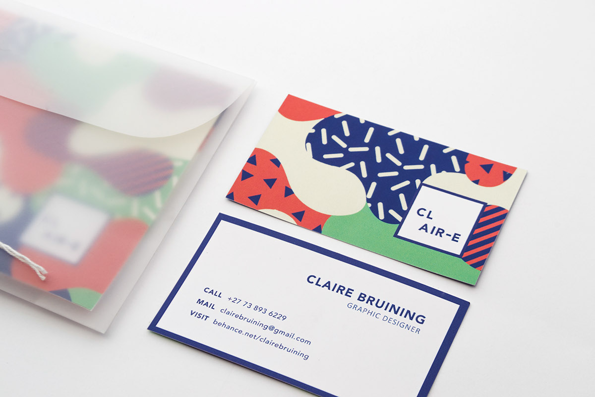 Claire Bruining Personal Branding and Branding Collaterals