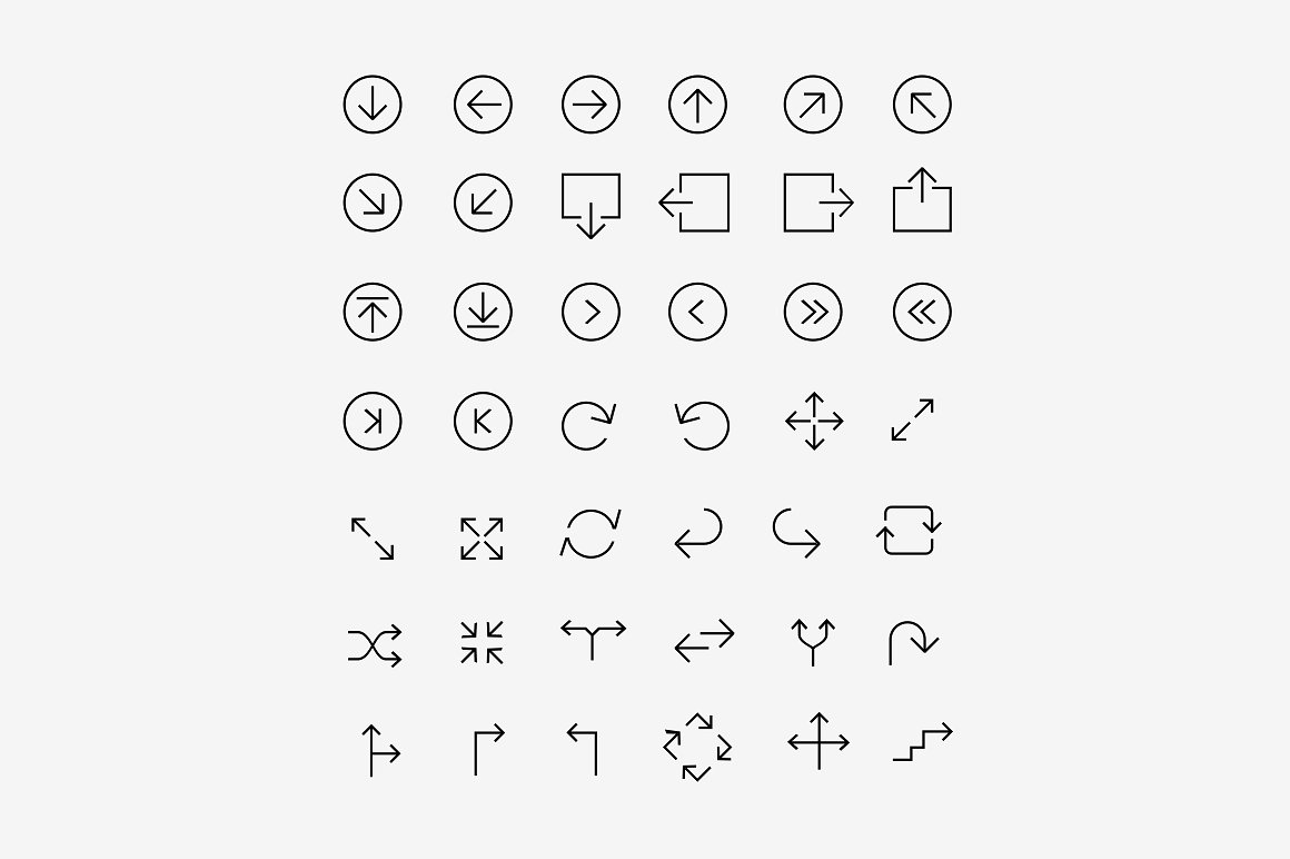 42 Fine Arrow Icon Designs | PSD, SVG, PNG, Vector