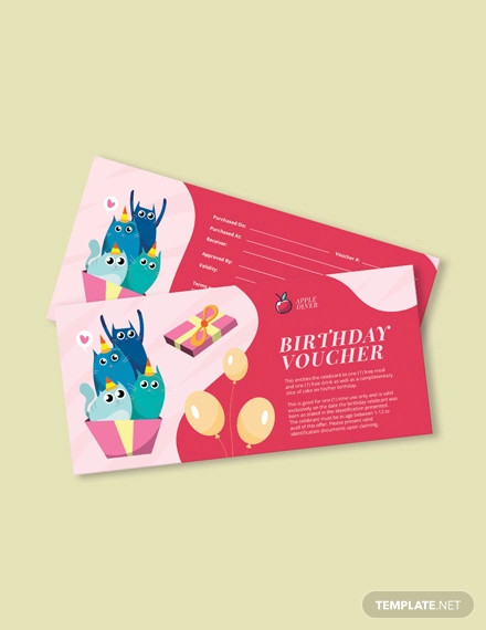 birthday gift voucher