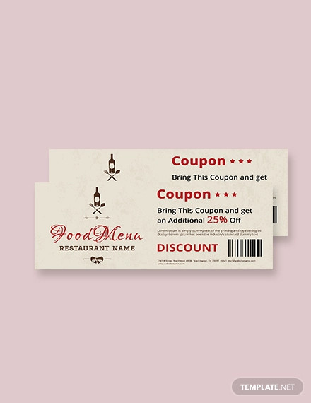 free christmas coupon template